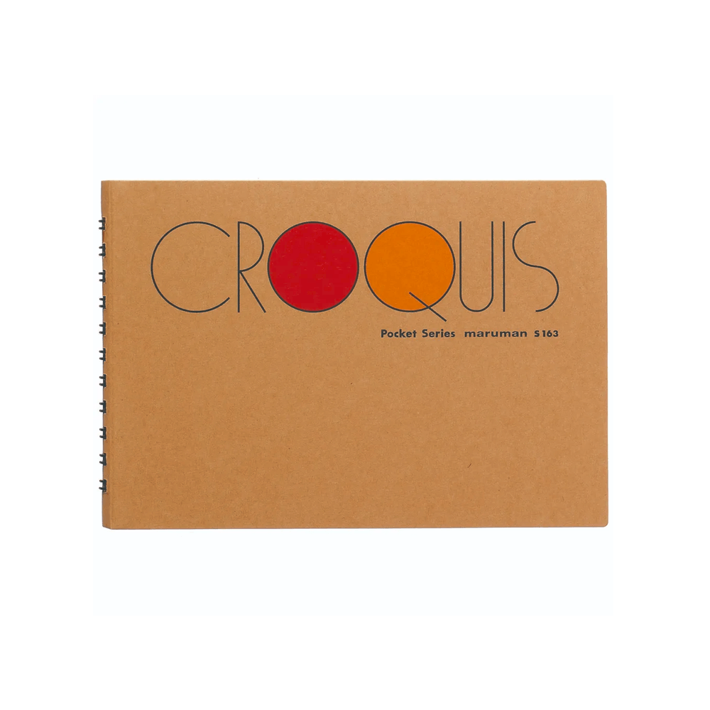 Maruman Croquis Sketchbook Pocket (10,7 x 15,3 cm) [S163] - Drawing Paper (96gsm, 55 Hojas)
